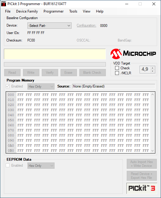 Pickit3 store standalone programmer